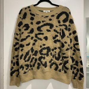 Verge Girl Leopard Print Sweater
